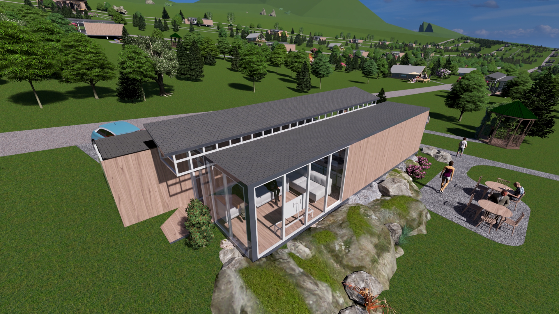 Эко-Глэмпинг в горах